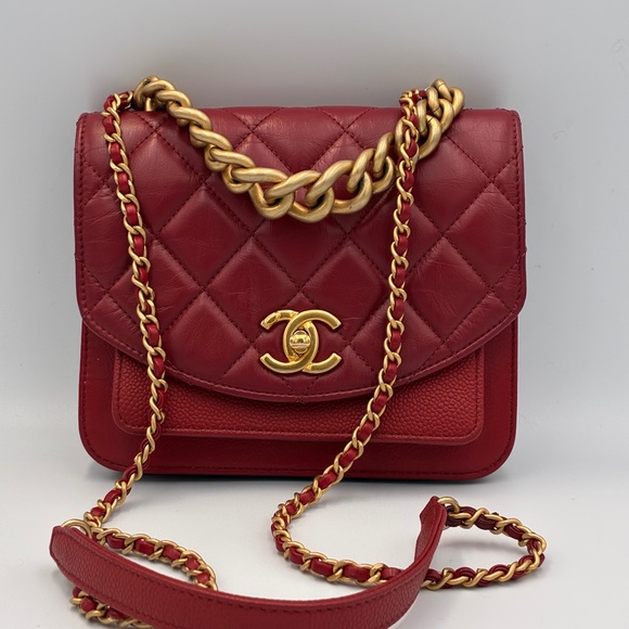 Chanel Square Flap with Top Handle - Picture 1 of 16
